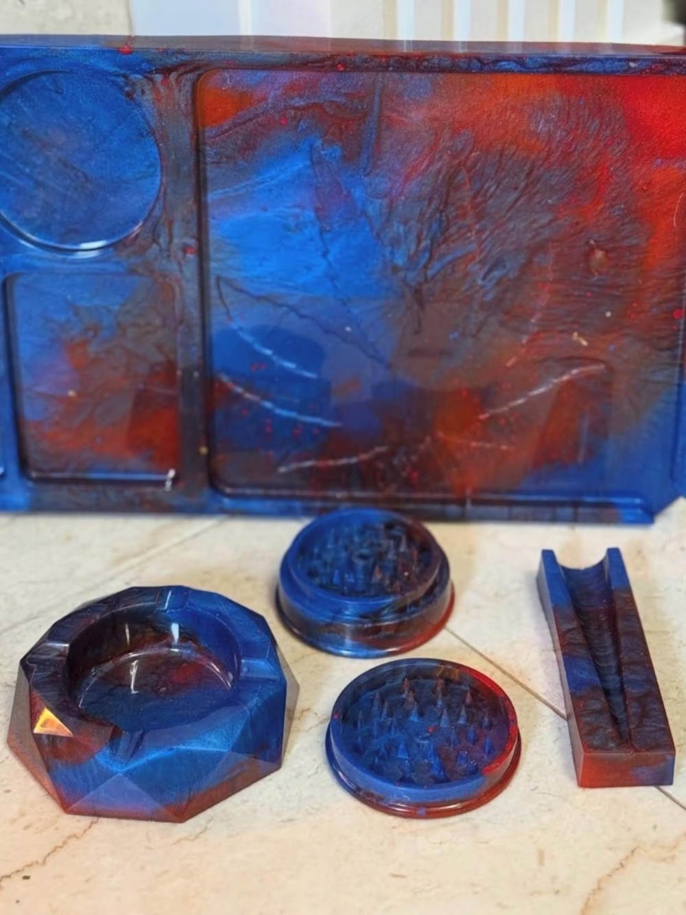 Rolling trays sets - Picture 3 of 3